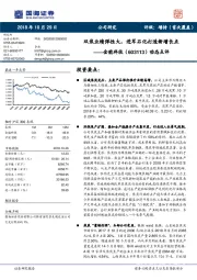 动态点评：双焦业绩弹性大，进军石化打造新增长点