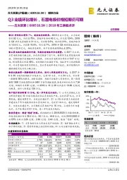 2018年三季报点评:Q3业绩环比增长,石墨电极价格短期仍可期