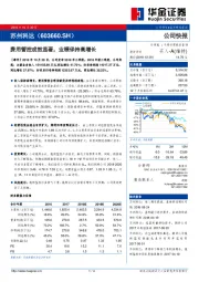 费用管控成效显著，业绩保持高增长