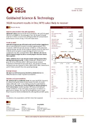 3Q18 recurrent results in line; WTG sales likely to recover