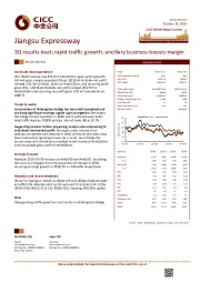 3Q results beat; rapid traffic growth; ancillary business boosts margin