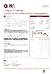 Makes a net loss in 3Q18; Chang’an Ford crucial to earnings recovery