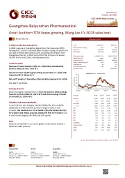 Great Southern TCM keeps growing, Wang Lao Ji’s 3Q18 sales beat