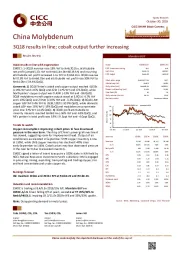 3Q18 results in line; cobalt output further increasing