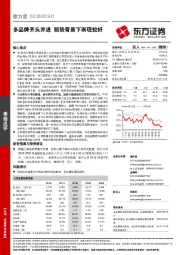 多品牌齐头并进 弱势背景下表现较好