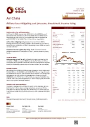 Airfare rises mitigating cost pressure; investment income rising