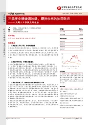 小天鹅A三季报点评报告：三季度业绩增速放缓，期待未来的协同效应