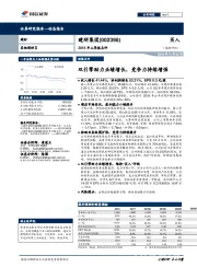 2018年三季报点评：双引擎助力业绩增长，竞争力持续增强