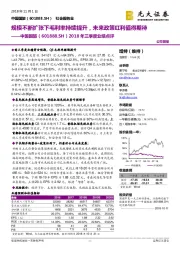 2018年三季度业绩点评：规模不断扩张下毛利率持续提升，未来政策红利值得期待