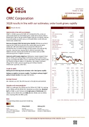 3Q18 results in line with our estimates; order book grows rapidly