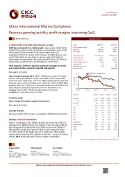 Revenue growing quickly; profit margins improving QoQ