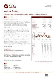 Gaining share in HDT engine market; adding new growth drivers