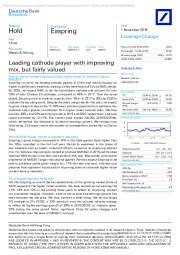 Leading cathode player with improving mix, but fairly valued