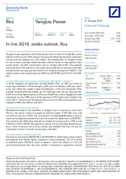 In line 3Q18, stable outlook, Buy