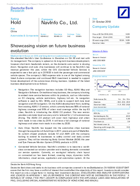 Showcasing vision on future business evolution