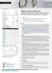 Xiongan accelerating; Large improvements in 2019 onwards; Entry point for LT investors