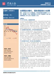 业绩稳定增长,股权激励助力发展