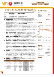 深度报告：依旧成长，竞争及成长逻辑下有望享有戴维斯双击