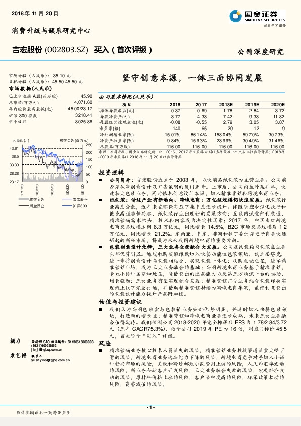 坚守创意本源，一体三面协同发展