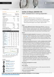 NDR; handset lens in strong expansion