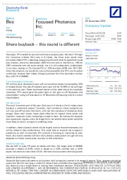 Share buyback – this round is different