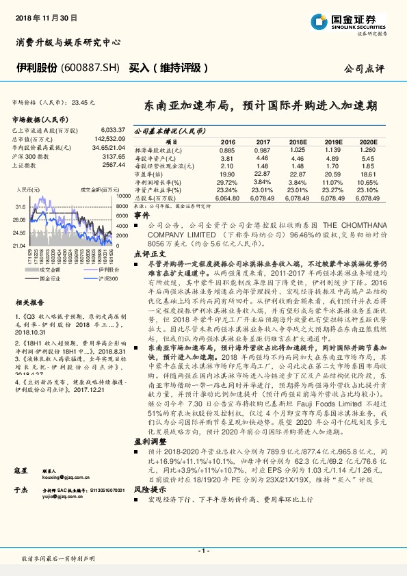 东南亚加速布局，预计国际并购进入加速期