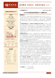 深度系列报告(二):从产品的角度看美的集团与小天鹅的合并