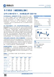 自研+分销双管齐下，收购豪威进军CIS市场