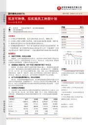 公司分析：拟发可转债，拟实施员工持股计划