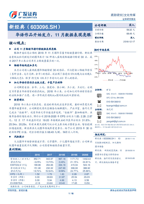 华语作品开始发力，11月数据表现亮眼