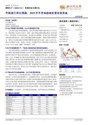 年报指引符合预期，2019年半导体检测有望实现突破