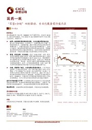 零售+分销”双轮驱动，专业化服务商价值凸显