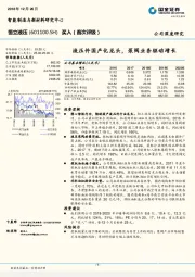 液压件国产化龙头，泵阀业务驱动增长