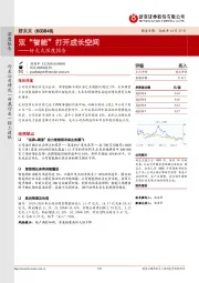 好太太深度报告：双“智能”打开成长空间