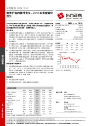 稳步扩张的铸件龙头,2019年有望量价齐升
