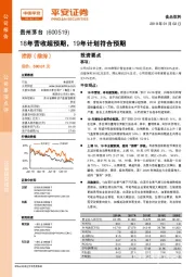 18年营收超预期，19年计划符合预期