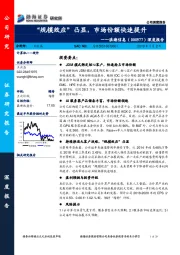 深度报告：“规模效应”凸显，市场份额快速提升