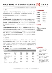 2018年业绩预告点评：略超市场预期，Q4扣非利润环比大幅提升