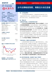 全年业绩略超预期,高镍龙头地位显著