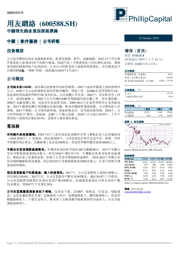 中国领先的企业服务提供商
