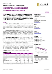 公告点评：主业协同扩宽，全球培育新的增长点