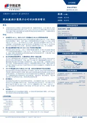 重大事项点评：股权激励方案展示公司回归强劲增长