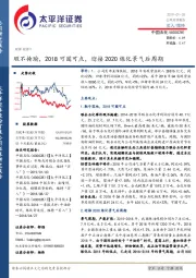瑕不掩瑜，2018可圈可点，迎接2020炼化景气后周期