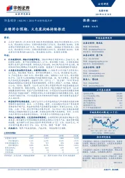 2018年业绩快报点评：业绩符合预期，大包装战略持续推进