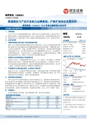 2018年度业绩快报公告点评：渠道建设与产品开发助力业绩表现，产能扩张保证发展空间