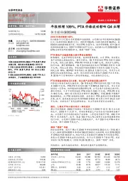 年报预增109%，PTA价格波动影响Q4业绩