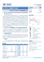 公司公布2018年业绩预增公告