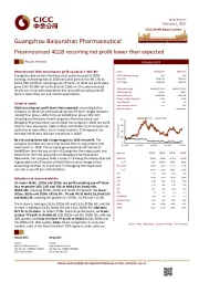 Preannounced 4Q18 recurring net profit lower than expected