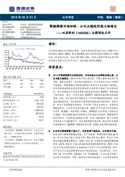 业绩预告点评：聚酯薄膜市场好转，公司业绩较同期大幅增长