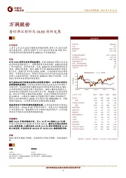 看好沸石材料及OLED材料发展